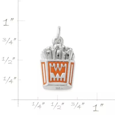 Enamel Whataburger French Fries Charm in Sterling Silver - Image 6