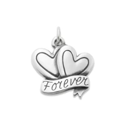"Forever" Love Charm in Sterling Silver