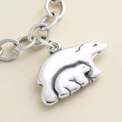 Mama Bear Charm in Sterling Silver - Image 3