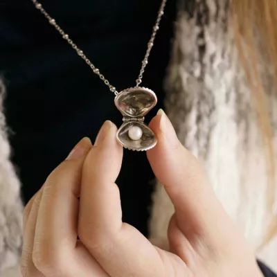 You Are My Pearl Charm with Cultured Pearl in Sterling Silver - Image 4