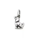 Pint-Sized Puppy Charm in Sterling Silver