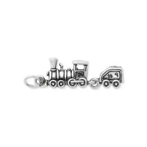 Toy Train Charm in Sterling Silver