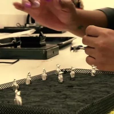 Toy Train Charm in Sterling Silver - Image 4