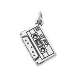 Mix Tape Charm in Sterling Silver