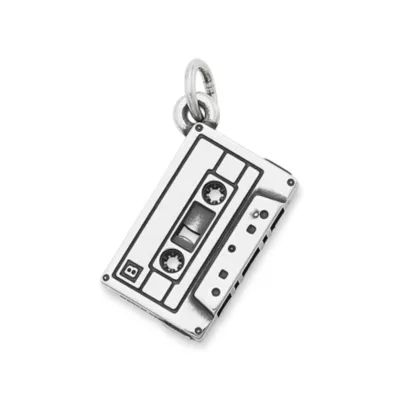 Mix Tape Charm in Sterling Silver - Image 2