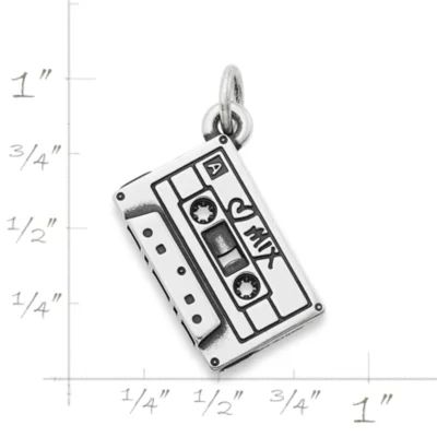 Mix Tape Charm in Sterling Silver - Image 5