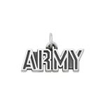 "Army" Charm in Sterling Silver