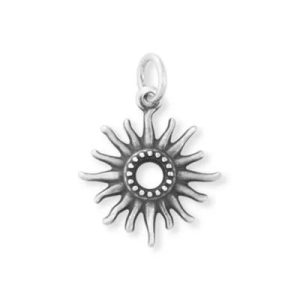 Brilliant Light Charm in Sterling Silver
