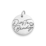 "Dios Te Bendiga" Charm in 14K Yellow Gold