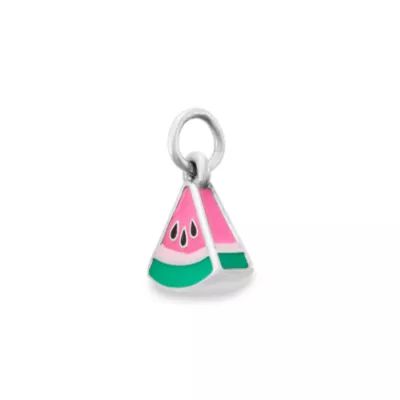 Enamel Watermelon Charm in Sterling Silver - Image 2