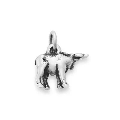Mini Longhorn Charm in Sterling Silver - Image 2