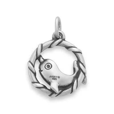 Happy Narwhal Charm in Sterling Silver - Image 2
