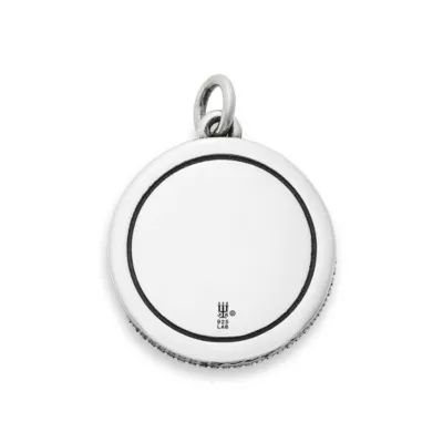 To the Moon and Back Sculpted Layered Gemstone Pendant in Sterling Silver - Image 3