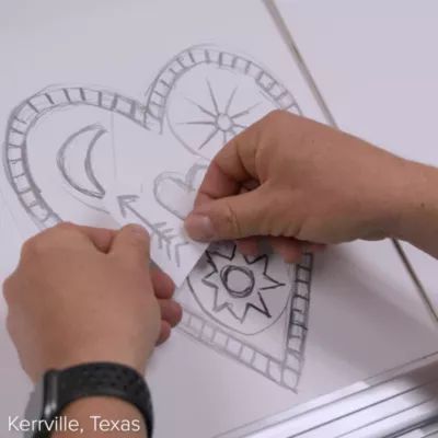 Western Sky Heart Charm in Sterling Silver - Image 6