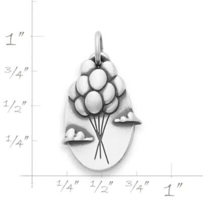 Balloon Bouquet Charm in Sterling Silver - Image 4