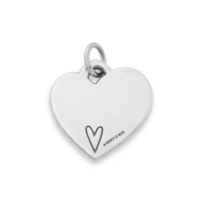 Love Will Save the Day Heart Charm in Sterling Silver - Image 2
