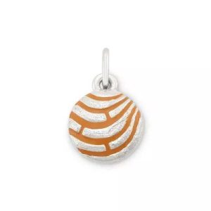 Enamel Concha Charm in Sterling Silver