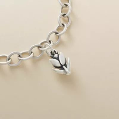 Mini Tulip Charm in Sterling Silver - Image 2