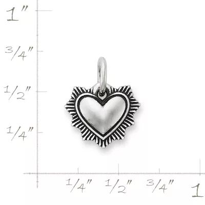 Brilliant Heart Charm in 14K Yellow Gold - Image 5