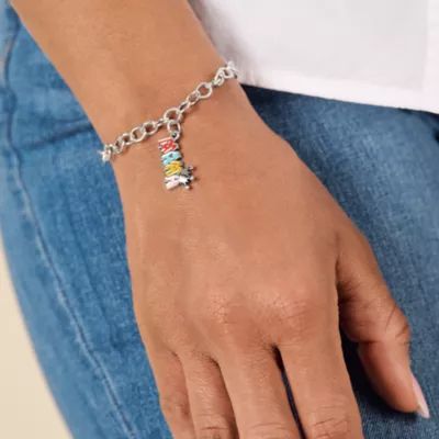 Enamel Mama Rules Charm in Sterling Silver - Image 3