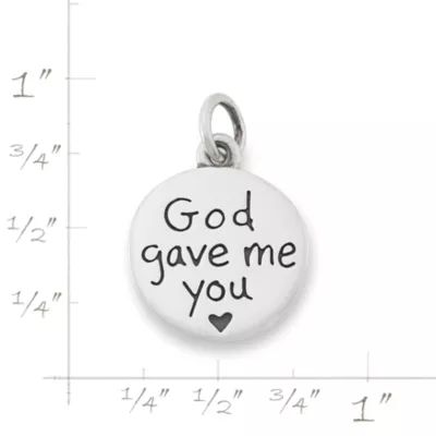 God Gave Me You Charm in Sterling Silver - Image 5