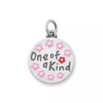 Enamel One of a Kind Charm in Sterling Silver