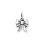 Tiny Bow Charm in Sterling Silver