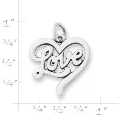 Love in My Heart Charm in Sterling Silver - Image 4
