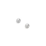 Tiny Stud Earrings in Sterling Silver or 14K Yellow Gold