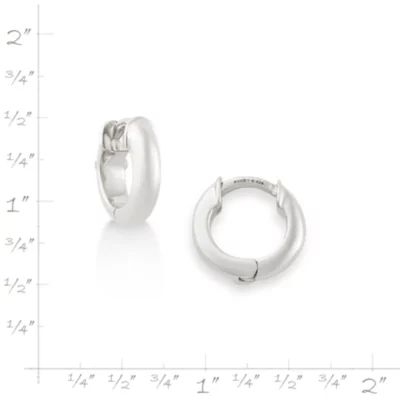 Hinged Huggie Earrings in 14K Yellow Gold - Image 7