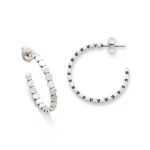 Confetti Hoops in 14K Yellow Gold