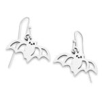 Bat Earrings in Sterling Silver