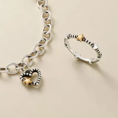 My Shining Star Charm in Sterling Silver and 14K Yellow Gold - Image 3