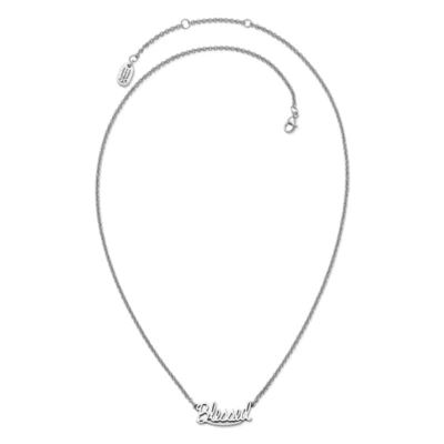 "Blessed" Necklace in Sterling Silver - Image 2