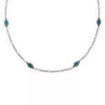 Enamel Cordoba Necklace in Sterling Silver