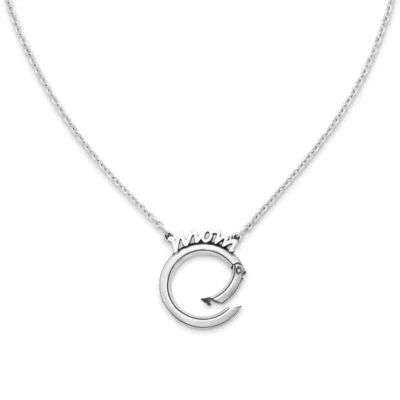 "Mom" Changeable Charm Necklace in Sterling Silver - Image 2