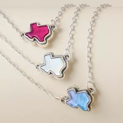 Texas Gemstone Necklace in Sterling Silver - Image 3