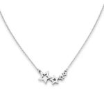 Twinkling Stars Necklace in Sterling Silver