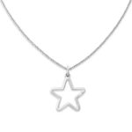 Star Changeable Charm Necklace in Sterling Silver