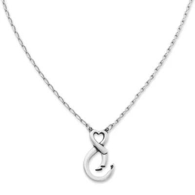 Endless Love Changeable Charm Holder Necklace in Sterling Silver - Image 2