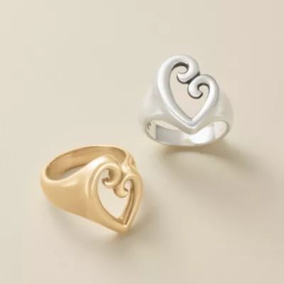 Mother's Love Ring in Sterling Silver or 14K Yellow Gold - Image 2