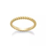 Small Twisted Wire Ring in 14K Yellow Gold