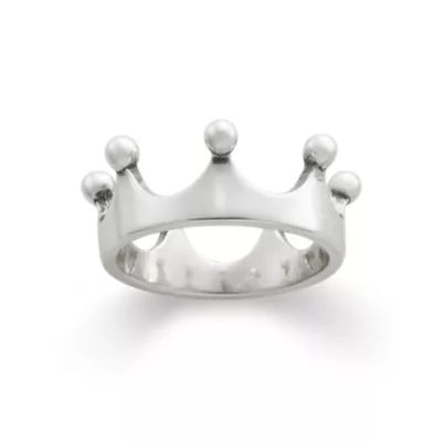 Princess Crown Ring in Sterling Silver