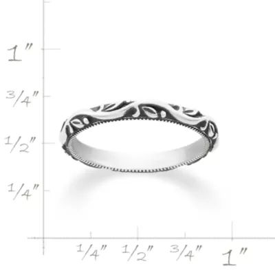Renaissance Wedding Ring in Sterling Silver - Image 2