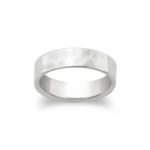 Hammered Band in Sterling Silver