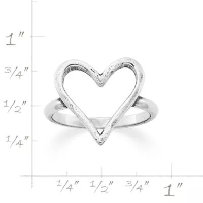Fearless Heart Ring in Sterling Silver - Image 3