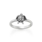 Sea Turtle Ring in Sterling Silver