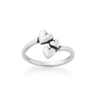 Gathered Hearts Ring in Sterling Silver