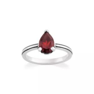 Treasured Gemstone Ring in Sterling Silver