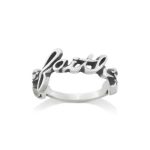 Faith Ring in Sterling Silver